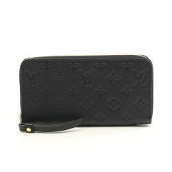 Louis Vuitton Zippy Wallet Empreinte Noir Leather Black - Picture 1 of 7